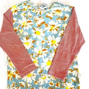 Crew Kids Long Sleeve Cotton Shirt girls 14